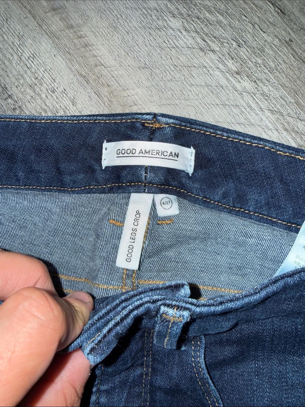 Good American - Good Legs Crop jeans denim pants bottoms
